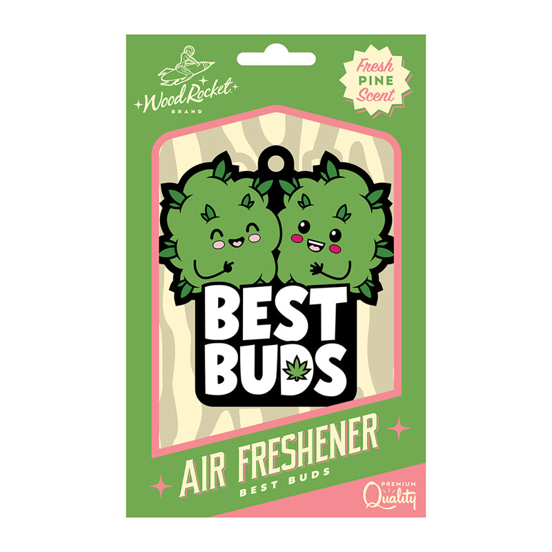 Wood Rocket Air Freshener Best Buds